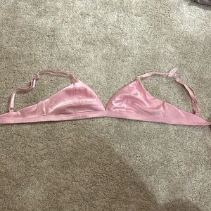 Victoria’s secret tease wireless satin bralette pretty blossom XS